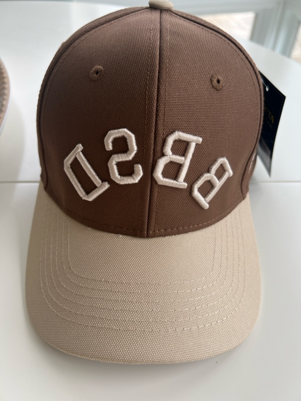 Invicta Watch Co. BBSD Mens Embroidered Brown/Beige Adjustable Snapback Hat/Cap